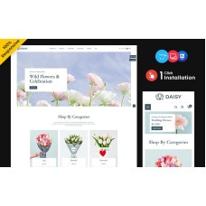 Daisy - Flowers, crafts, and Gift Responsive OpenCart Theme