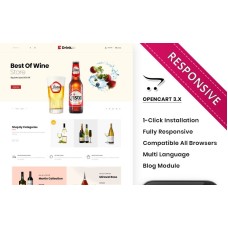 Drinkio - The Wine Shop OpenCart Template
