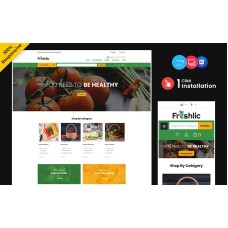 Freshlic - Food and Restaurant Multipurpose Responsive OpenCart store