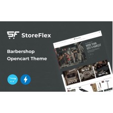 Storeflex Barbershop Online Template OpenCart Template