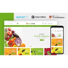 Organic World Grocery Store OpenCart Template