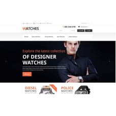 Brand Watches OpenCart Template