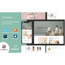 Cosiana - Cosmetics Ecommerce OpenCart Theme
