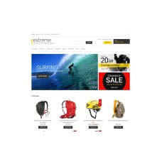 Gear for Extreme Hobbies OpenCart Template