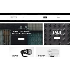 Securrito - Security Products Store OpenCart Template
