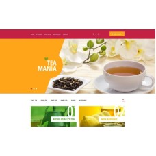 Tea Mania OpenCart Template