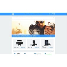 Games and Consoles Store OpenCart Template