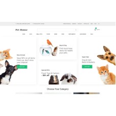Pet House - Pet Shop eCommerce Modern OpenCart Template