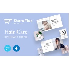 Storeflex Hair Care Online Store OpenCart Template