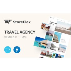 StoreFlex‌ ‌-‌ ‌Travel‌ ‌Agency OpenCart Template