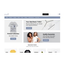 Cruff - T-shirt Multipage Modern OpenCart Template