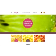 Fruit Gifts OpenCart Template
