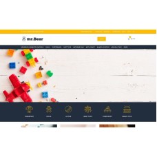 Mr.Bear - Toys Multicurrency Bright OpenCart Template