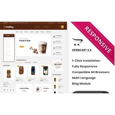 Caffey - The Mega Coffee Shop OpenCart Template