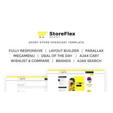 Storeflex - Sports Shop OpenCart Template