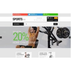 Active Sports Store OpenCart Template