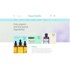 Organic Cosmetics OpenCart Template