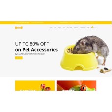Woof - Simple Pet Supplies Online Shop OpenCart Template