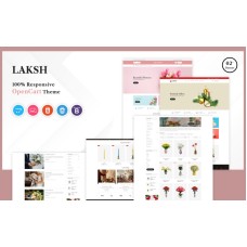 Laksh - Flower OpenCart Template