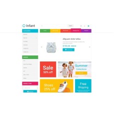 Infant Clothing Store OpenCart Template