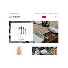Plate & Cups - Food and Restaurant Simple Clean Bootstrap OpenCart Template