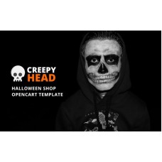 Creepy Head - Halloween Shop OpenCart Template