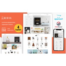 Minva - Multipurpose Furniture Store OpenCart Template