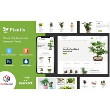 Plantly - Plants And Nursery OpenCart Template