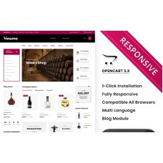 Vinumo - The Wine Store OpenCart Template