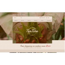 Tea Time OpenCart Template