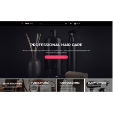 Hair Salon Responsive OpenCart Template