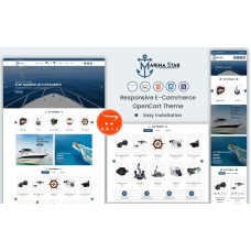 Marina Star - Premium OpenCart Template for Maritime Accessories and Water Sports Gear