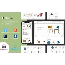 Storezia - 3 Furniture Store OpenCart Template