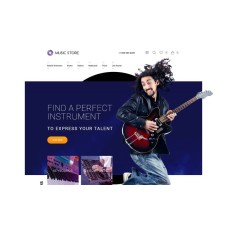 Musical Instruments OpenCart Template