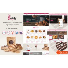 Bakery Delight - Opencart 4.0.1.1 Template for Bakery Owners Selling Pastry, Sweets, Bakery Items