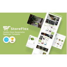 StoreFlex Garden Store Template OpenCart Template