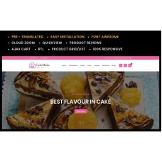 Cakemake Cake Store Opencart Template