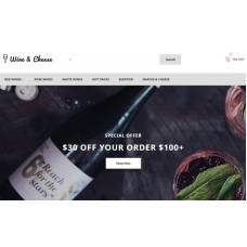 Wine & Cheese - Wine Shop OpenCart Template