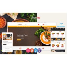 Vegelite - Food OpenCart Template