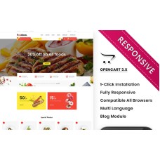 Foodava - The food Store OpenCart Template