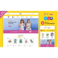 Kids Store – Kids Fashion and Toys Multipurpose Store OpenCart Template