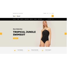 Sun & Sand - Swimwear eCommerce Clean OpenCart Template