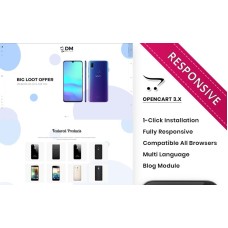 DM Collection Mobile Store Responsive OpenCart Template