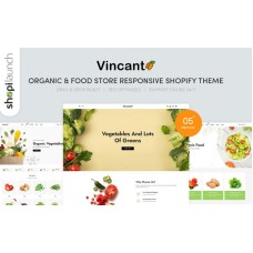 Vincant - Organic & Food Store Responsive Shopify Theme