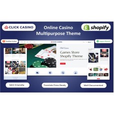 Click Casino - Online Casino Multipurpose Shopify Theme