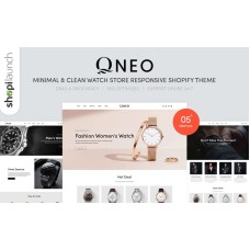 Qnea - Minimal & Clean Watch Store Shopify Theme