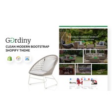 Gardiny - Clean Modern Bootstrap Shopify Theme