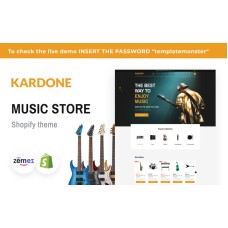 Kardone Music Store Shopify Theme