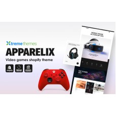 Apparelix Video Games Shopify Theme