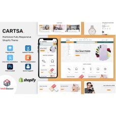Cartsa - Minimal & Modern MultiStore Shopify Theme